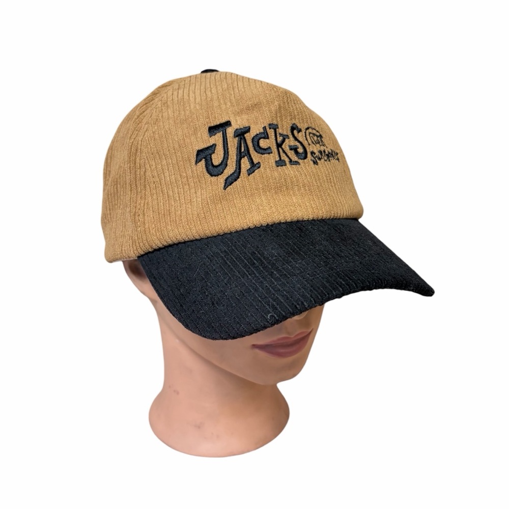 Jacks Surfboards Brown and Black Corduroy Hat